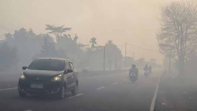 Kabut Asap Karhutla Memburuk, Kualitas Udara Palangka Raya Masuk Level Berbahaya