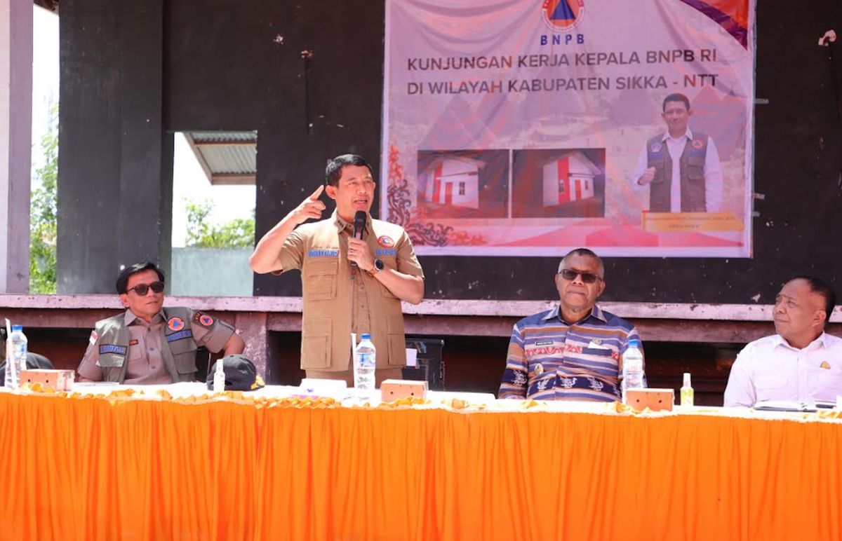 BNPB Percepat Pencairan Bantuan Stimulan Rumah Pascagempa NTT pada Oktober